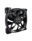 Montech вентилатор RX140 PWM, REVERSE Fan, 140mm, ARGB, Black