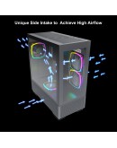 Montech кутия SKY TWO, Mid-tower Case, TG, 4x120mm ARGB Fans, Black