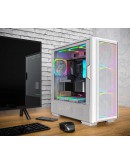 Montech кутия SKY TWO GX, Mid-tower Case, TG, 3x140mm ARGB Fans, White