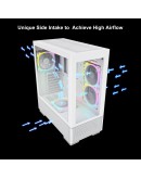 Montech кутия SKY TWO, Mid-tower Case, TG, 4x120mm ARGB Fans, White