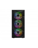 Montech кутия X3 MESH, Mid-tower Case, TG, 6 fixed RGB Fans, Black
