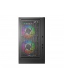 Montech кутия X3 MESH, Mid-tower Case, TG, 6 fixed RGB Fans, Black