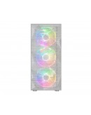 Montech кутия X3 MESH, Mid-tower Case, TG, 6 fixed RGB Fans, White