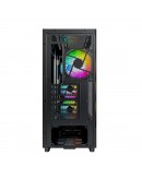 Montech кутия Case ATX - X5 (B) - 4 A-RGB fans, USB-C