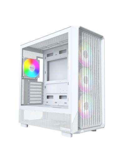 Montech кутия Case ATX - X5 (W) - 4 A-RGB fans, USB-C