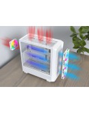 Montech кутия Case ATX - X5 (W) - 4 A-RGB fans, USB-C