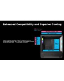 Montech кутия Case ATX - XR (B) - 3 x 120 mm ARGB Fans, USB-C, Black