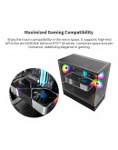 Montech кутия Case ATX - XR (B) - 3 x 120 mm ARGB Fans, USB-C, Black