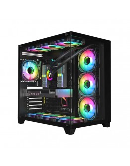1stPlayer кутия Case ATX - MEGAVIEW MV8 Black