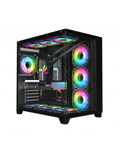 1stPlayer кутия Case ATX - MEGAVIEW MV8 Black