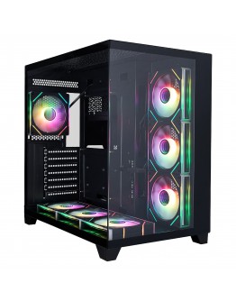 1stPlayer кутия Case ATX - MEGAVIEW MV8 Black - 7 x 120 mm A-RGB fans included