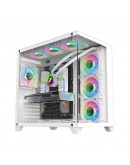 1stPlayer кутия Case ATX - MEGAVIEW MV8 White