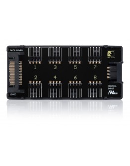Noctua разклонител за вентилатори Fan Hub - 8 port PWM with SATA Power 5V/12V - NA-FH1