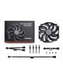 Noctua вентилатор Fan 140mm - NF-A14x25r G2 PWM chromax.black