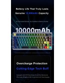 Aula геймърска механична клавиатура Wireless Gaming Mechanical Keyboard NOVA 75 - Star Vector Switch [Linear] (English US), White