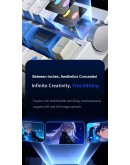 Aula геймърска механична клавиатура Wireless Gaming Mechanical Keyboard NOVA 75 - Star Vector Switch [Linear] (English US), White