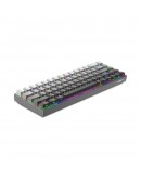 White Shark геймърска механична клавиатура Gaming Mechanical Keyboard NUNCHAKU - Red Switches (English US), Grey