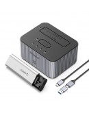 Orico докинг станция Storage - HDD/M.2 Dock - 2 BAY Offline Clone 2.5/3.5/M.2 NVMe USB-C/USB-A - IT28E-C-EU-GY