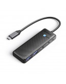 Orico хъб USB3.1 HUB Type-C - 2 x USB3.0, 2 x USB-C - PAPW2AC-C3-05-BK-EP
