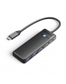 Orico хъб USB3.1 HUB Type-C - 2 x USB3.0, 2 x USB-C - PAPW2AC-C3-05-BK-EP