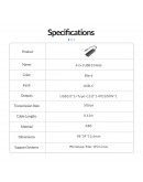 Orico хъб USB3.1 HUB Type-C - 2 x USB3.0, 2 x USB-C - PAPW2AC-C3-05-BK-EP