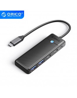 Orico хъб USB3.1 HUB Type-C - 2 x USB3.0, 2 x USB-C - PAPW2AC-C3-05-BK-EP