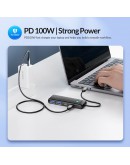 Orico хъб USB3.1 HUB Type-C - 2 x USB3.0, 2 x USB-C - PAPW2AC-C3-05-BK-EP