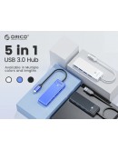 Orico хъб USB3.1 HUB Type-C - 3 x USB3.0, SD, TF - PAPW3AT-C3-015-BK