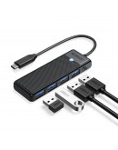 Orico хъб USB3.1 HUB Type-C - 4 x USB3.0 - PAPW4A-C3-015-BK