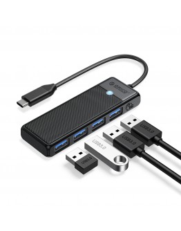 Orico хъб USB3.1 HUB Type-C - 4 x USB3.0 - PAPW4A-C3-015-BK