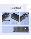 Orico хъб USB3.0 HUB 4 port Black - PAPW4A-U3-015-BK
