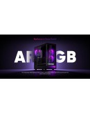 1stPlayer кутия Case ATX - PB8 Black - 3 x 120 mm A-RGB fans included, USB-C