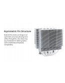 Thermalright охладител CPU Cooler Peerless Assassin 120 SE A-RGB White - Dual-Tower - LGA1851/LGA1700/AM5