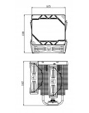 Thermalright охладител CPU Cooler Peerless Assassin 120 Vision ARGB - Dual-Tower - 2.8 inch Display, LGA1851/AM5