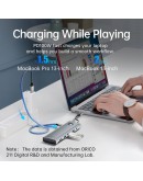 Orico докинг станция Type-C Docking Station Power Distribution 100W - HDMI, Type-C x 1, USB3.0 x 3, LAN 1000Mbps Gigabit, SD/TF, VGA, Audio - PW11-10P-GY