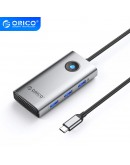 Orico докинг станция Docking Station Type-C - PW11-6P-GY-EP - HDMI x 1, USB-C x 1, USB3.0 x 3, USB-C PD100W x 1
