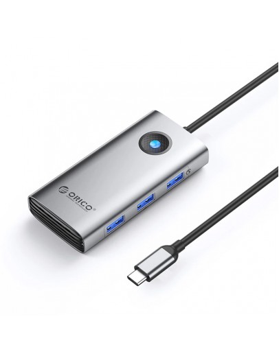 Orico докинг станция Docking Station Type-C - PW11-6P25R-GY-BP - HDMI, USB-A x 3, PD100W x 1, LAN (2.5Gbps)