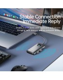 Orico докинг станция Docking Station Type-C - PW11-6P25R-GY-BP - HDMI, USB-A x 3, PD100W x 1, LAN (2.5Gbps)