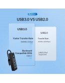 Orico хъб HUB USB3.1 Type-C 4 port - 4 x USB3.0 Black - PW4U-C3-015-BK