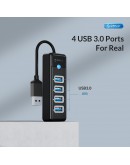 Orico хъб HUB USB3.0 4 port Black - PW4U-U3-015-BK