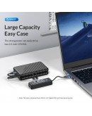Orico хъб HUB USB3.1 3 port - 2 x USB3.0, 1 x Type C, Black - PWC2U-C3-015-BK