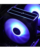 DeepCool охладител CPU Cooler AG400 Black - Addressable RGB V2 - LGA1851/AM5
