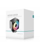 DeepCool охладител CPU Cooler AG600 - Addressable RGB - LGA1851/AM5