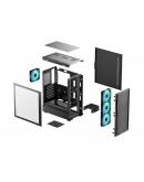 DeepCool кутия Case ATX - CC550 4F - 4 ARGB Fans