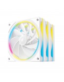 DeepCool Комплект вентилатори Fan Pack 3-in-1 3x120mm - FL12R SE White, Reverse, Addressable RGB
