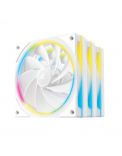 DeepCool Комплект вентилатори Fan Pack 3-in-1 3x120mm - FL12R SE White, Reverse, Addressable RGB
