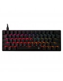 White Shark геймърска механична клавиатура Gaming Mechanical Keyboard SHINOBI 2 - YUSYA 5P Red Switches (English US), Black