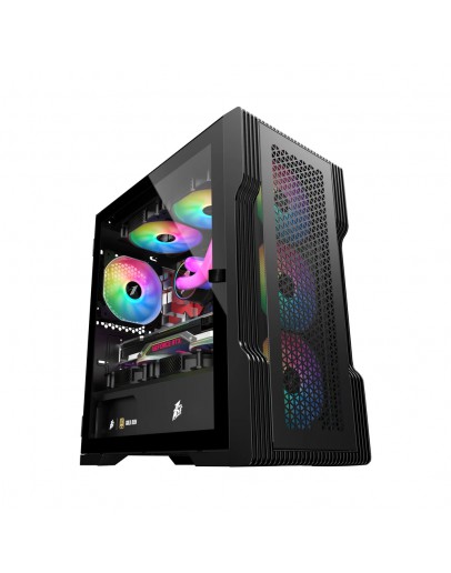 1stPlayer кутия Case mATX - TRILOBITE T3 Mesh Black