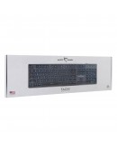 White Shark геймърска клавиатура Gaming Keyboard TACHI - Low-Profile (English US), Black