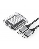 Orico външна кутия за диск Storage - Case - M.2 2230 NVMe - TC20-M2-10G-GY-BP - 10Gbps, Gray